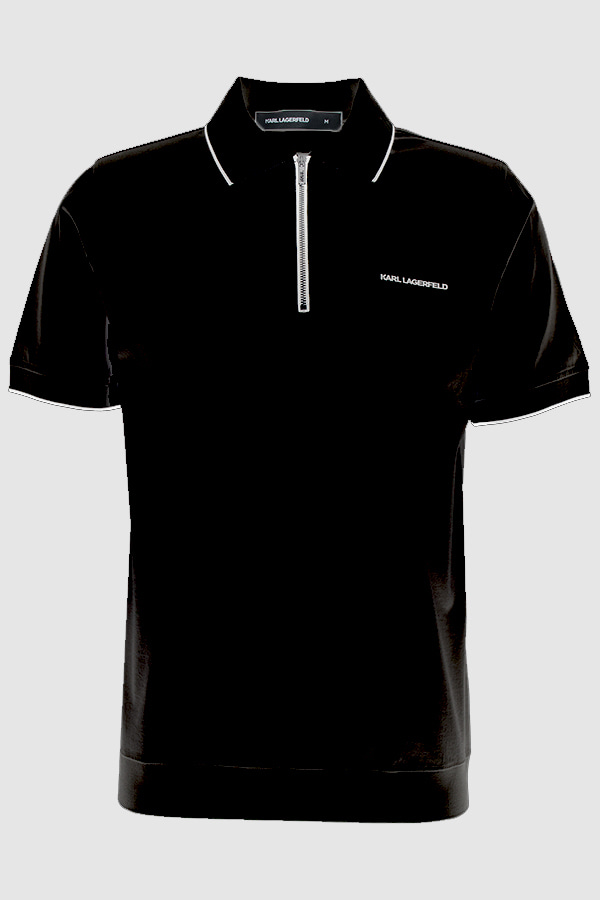 ΜΠΛΟΥΖΑ POLO KARL LAGERFELD - 990 ΜΑΥΡΟ